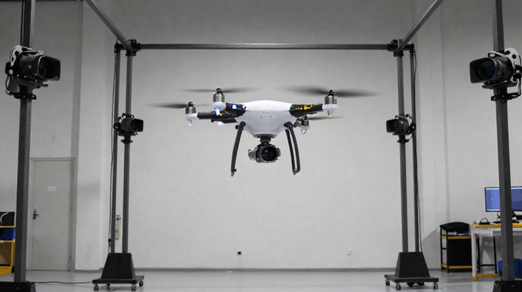 Captura movimiento drones Vicon en laboratorio